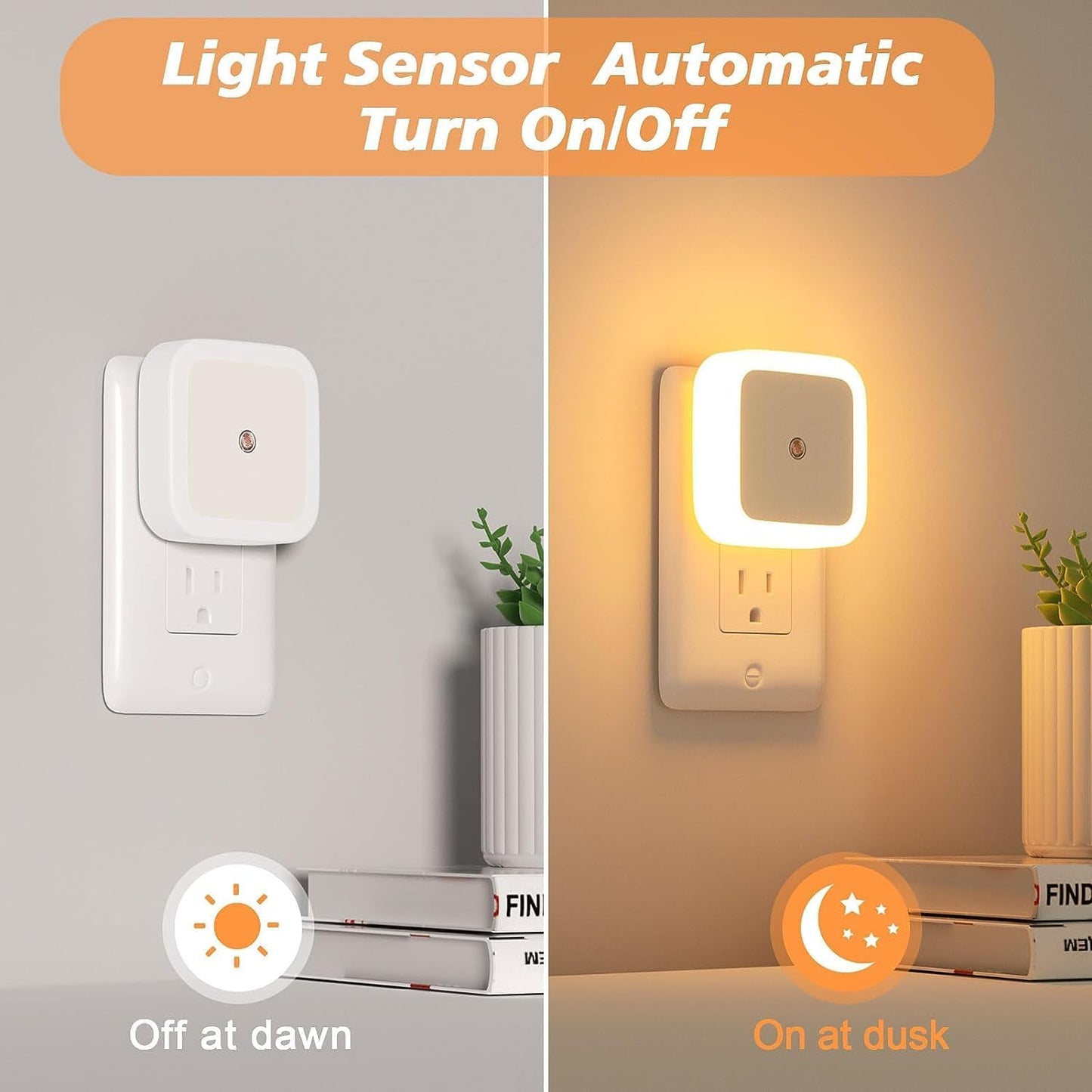 MotionLite Pro – Warm White Sensor Bulbs (Set of 4)