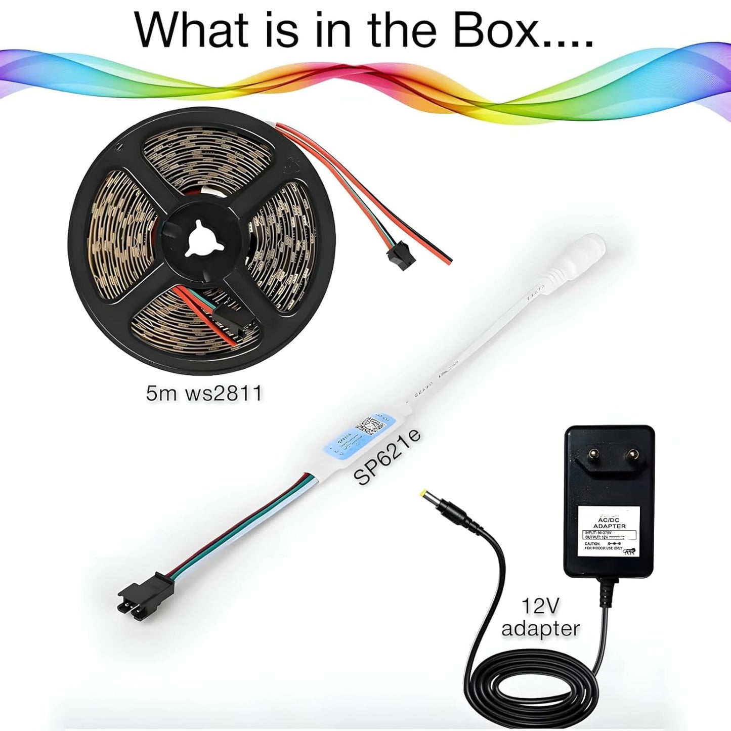 Smart RGBIC LED Strip Light β 5M (App Controlled, Music Sync)