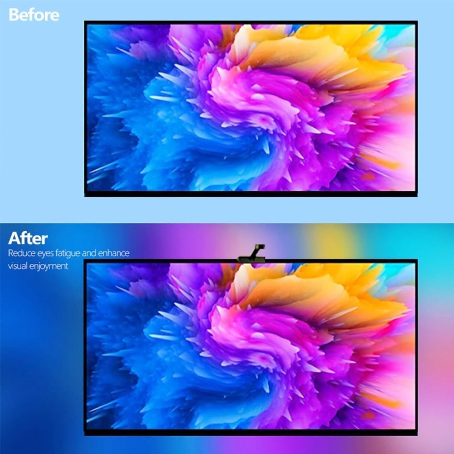 Smart RGBIC TV Backlight with App Control & Music Sync (55–65 Inch)