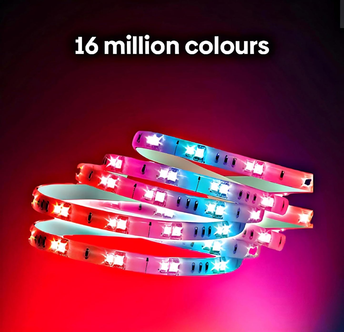 Smart RGBIC LED Strip Light β 5M (App Controlled, Music Sync)