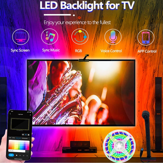 Smart RGBIC TV Backlight with App Control & Music Sync (55–65 Inch)