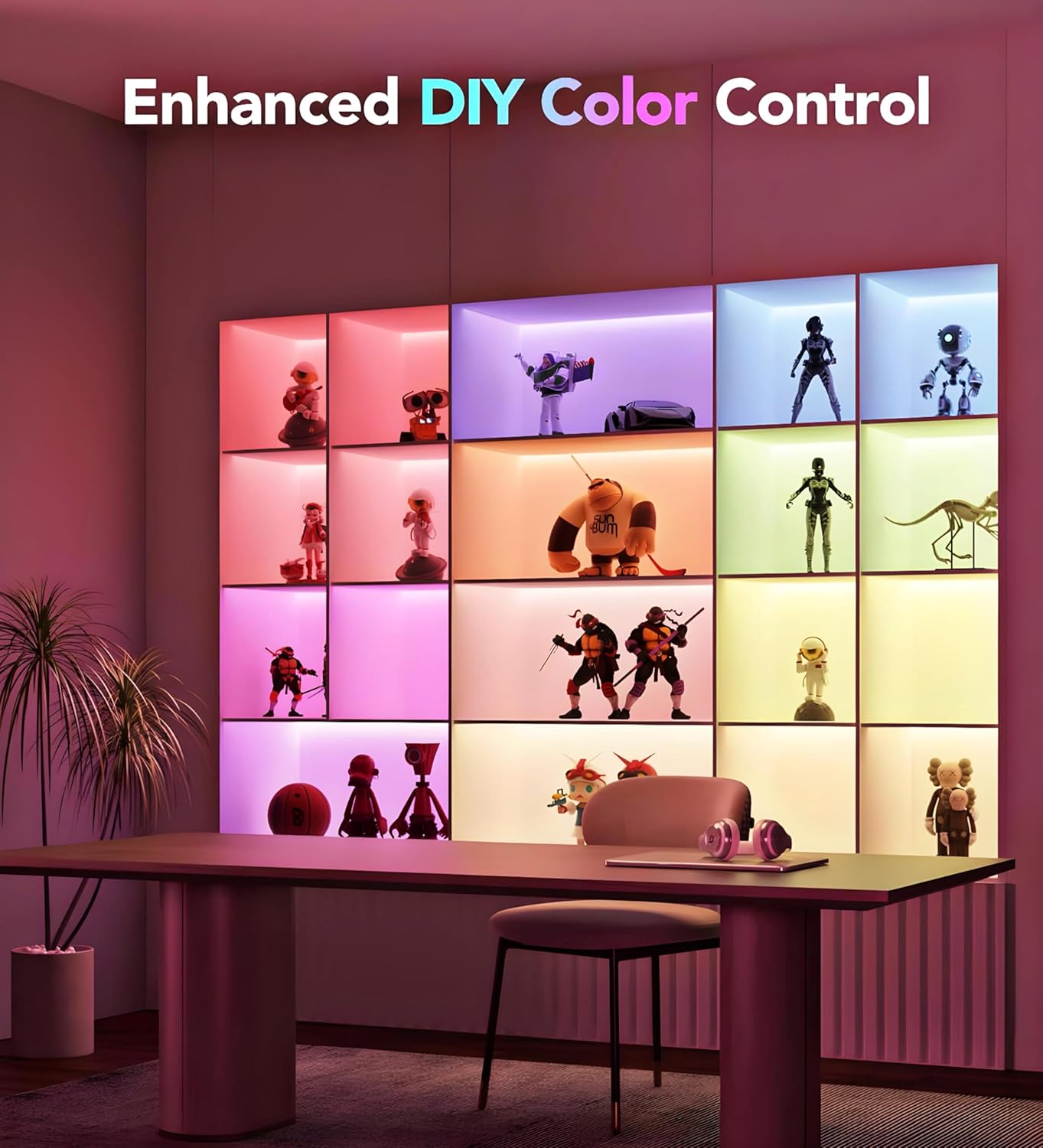 Smart RGBIC LED Strip Light β 5M (App Controlled, Music Sync)