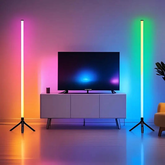 360° RGBIC LED Floor Ambient Lamp – USB Powered (Pack Of 1)
