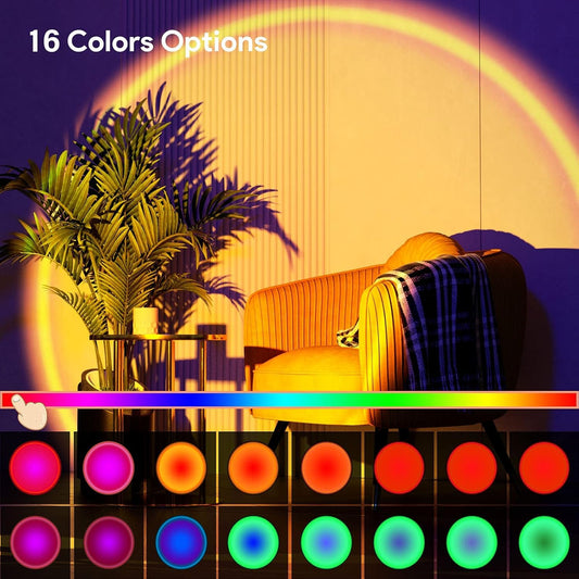 LumaGlow 360° Sunset Lamp