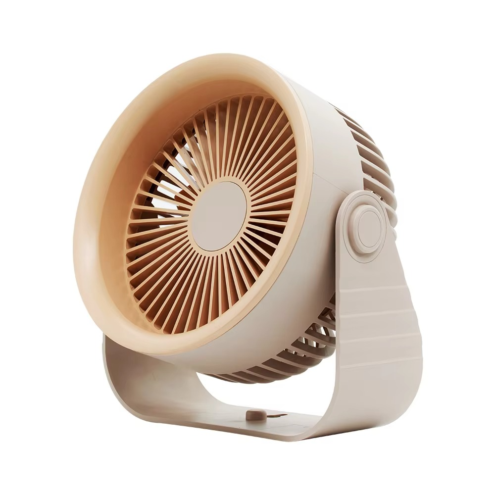 Rechargeable 90° Tilt Table Fan – Sleek, Silent & Portable - Beige